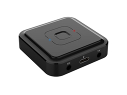 Receptor Bluetooth Bt-22 Transmissor De Áudio 5.1 Com Microfone E Conector Auxiliar Rca 3,5 Mm