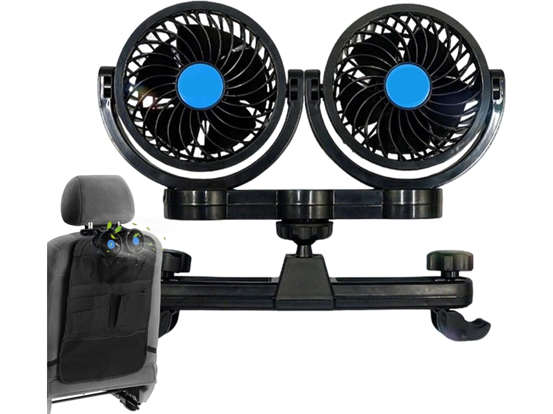 Ventilador Refrigerador Portátil Ajustável E Potente Para Carro