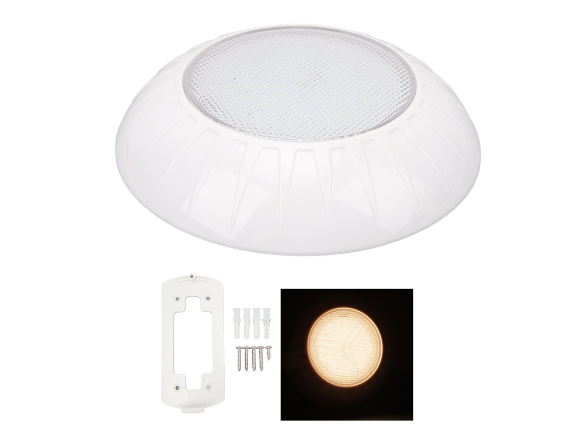 Luz Led Submersível Ip68 Parede Piscina Luz Quente