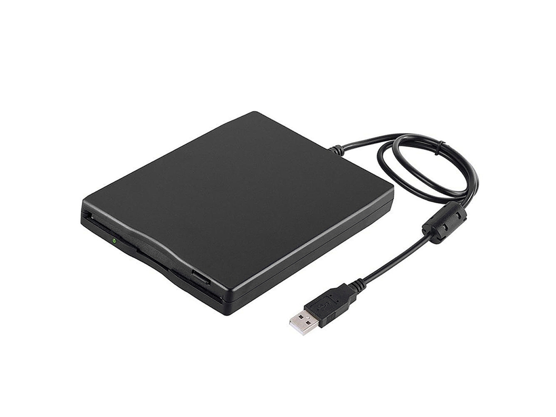 Unidade De Disquete Externa Usb 3.5 Polegadas Preta