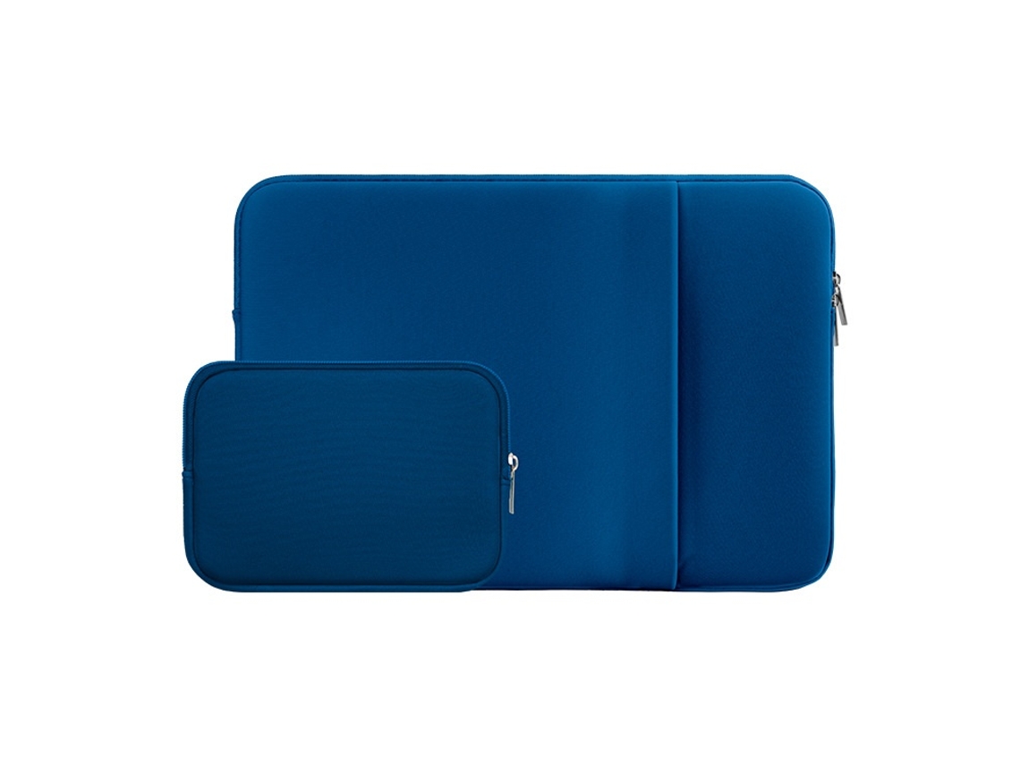 Elysve Bolsa 11 Polegadas, Para Portátil, Com Bolso Frontal E Bolsa Para Acessórios Azul Marinho