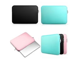 Bolsa Para Laptop Com Capa Protetora Com Zíper, Compatível Com Macbook Air, Pro E Retina.