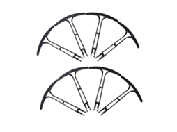 8 Peças De Proteção De Hélice De Plástico Para Segurança De Voo, Adequadas Para Syma X30 Z6 Slowmoose