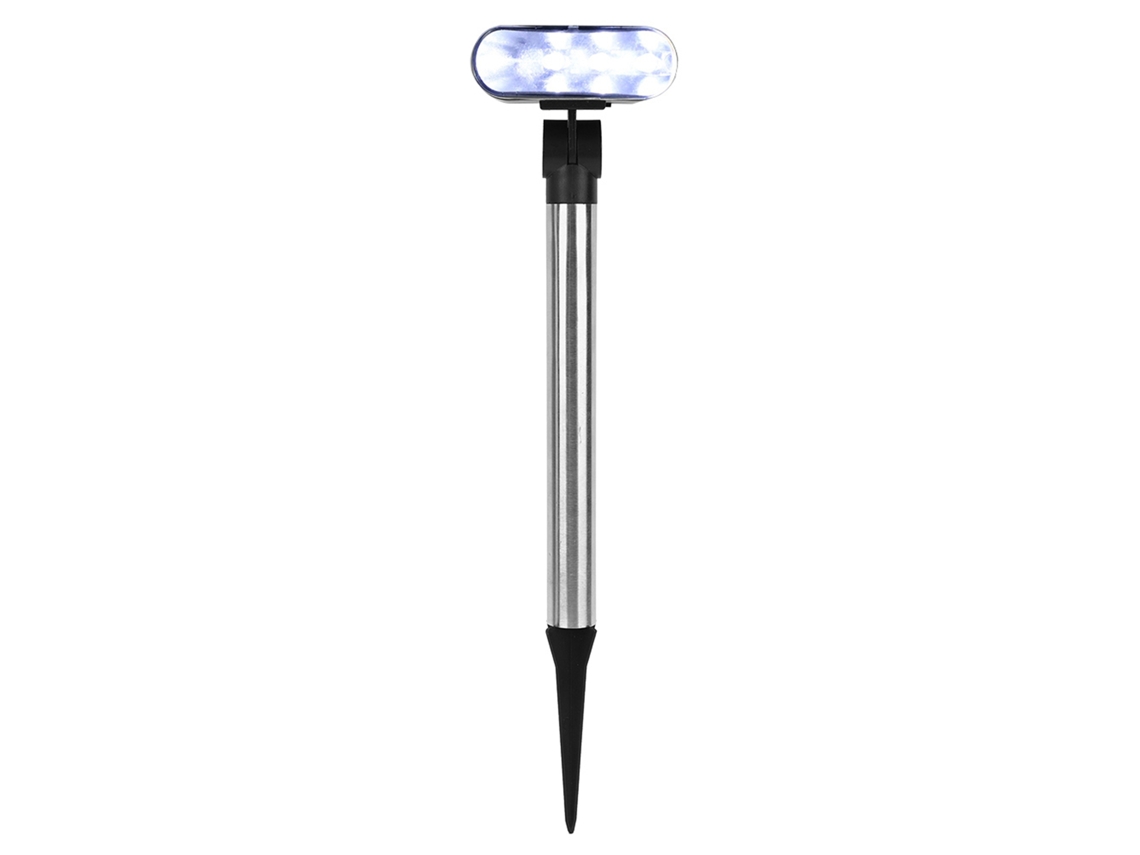 Lâmpada Spot Solar Externa, 3 LEDs, Impermeável, para Jardim, Pátio e Gramado | S/MARCA