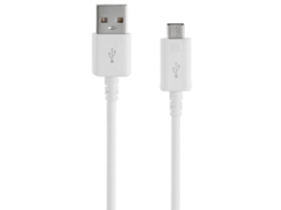 Ecb Du4awe Câble Data Micro Usb 1m Blanc Samsung (en Vrac)
