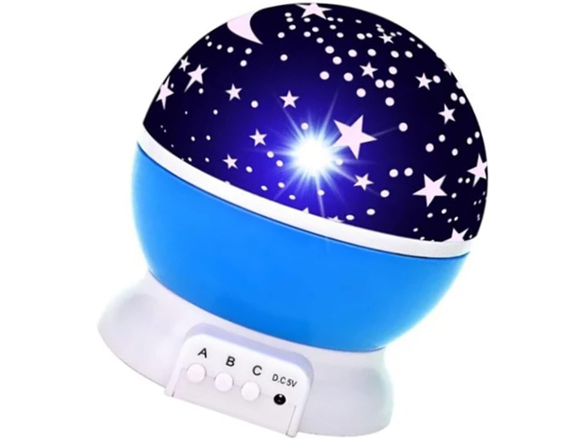 Luminária Noturna Super Brilhante Em Formato De Estrela Com Rotação