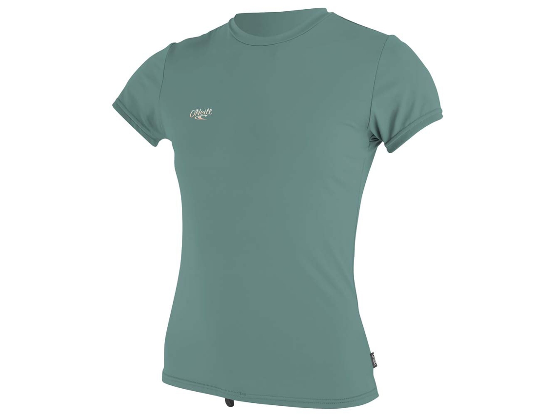 Camiseta Manga Curta Surf Menina Premium Skins Verde 14 Yearso´Neill Wetsuits