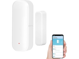 Sensor De Porta Inteligente Com Wi-fi: Sensor De Janela Sem Fio Com Alerta De Notificação Por Aplicativo, Tuya