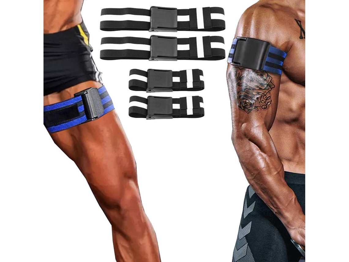 2 Pack de Bandas de Exercícios Business para Treinamento de Músculos, Restrição de Fluxo Sanguíneo | S/MARCA