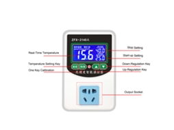 Yuru controlador de Temperatura Digital Inteligente Zfx 2140a Alta Precisão Sensor Ntc para Geladeira Freezer Incubação