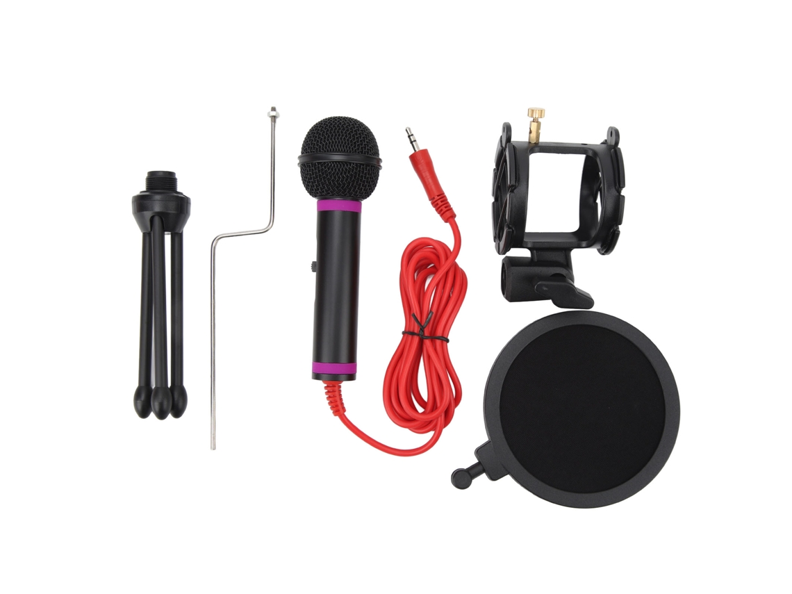 Kit de Microfone Condensador Sf555 para Gravação e Transmissão | S/MARCA
