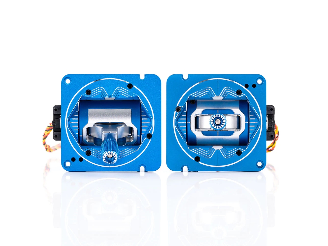 Conjunto de cardan Hall CNC Radiomaster AG01 com núcleos Novas e terminais de cardan Sicky360 para transmissor de rádio Boxer TX16S MDUG.