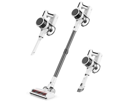Aspirador Sem Fio P11Pro com Sucção de 126.000pa, Tempo de Execução de 30 Minutos, Design Leve, Capacidade de Poeira de 450ml, Branco