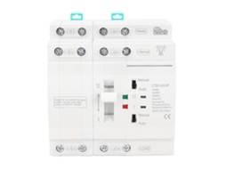Seletor de Transferência Automática de Dupla Energia 4p 63a Ats Din Rail 35mm Energia Ininterruptível