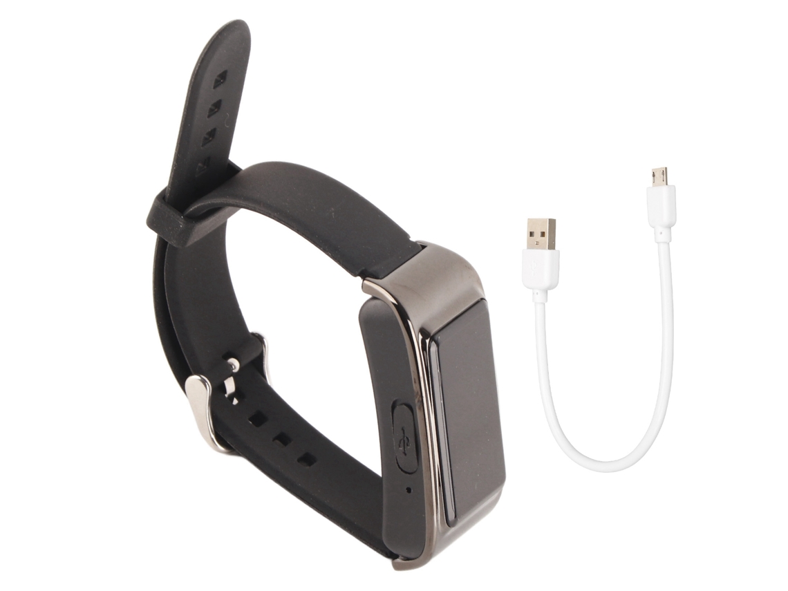 Aetheria relógio Gravador Câmera Hd Redução de Ruído Gravção de Voz Ativada Resistente Ao Suor Pulseira 16g