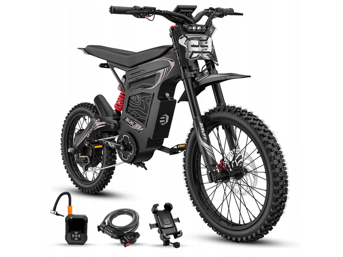 Bicicleta Elétrica Bubiff Gt600 7500w 72v 30ah 80km/h 100km 2026