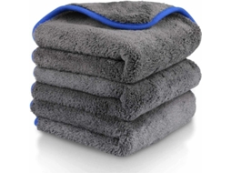Toalhas de microfibra para limpeza de carros, 1200 g/m², conjunto de 3 unidades, 40 x 40 cm.