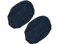 Ipetboom 1par De Protetores Antepé Para Calçados Femininos, Almofadas Para Os Pés, Tapete Antiderrapante, Preto