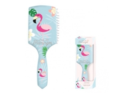 Escova De Cabelo Retangular Flamingo