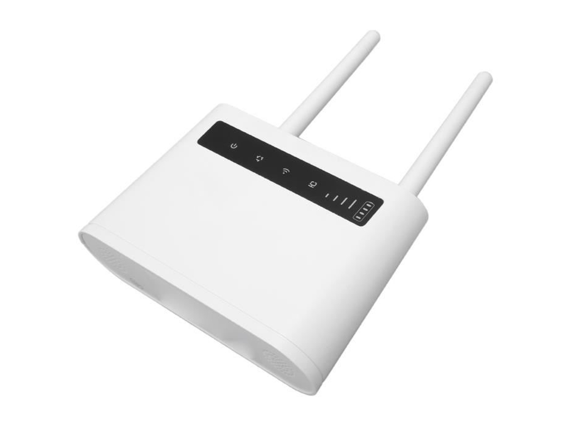 HURRISE Wireless Lte Router 4G Wifi Router 300Mbps High Speed 4000Mah Standard Sim Card Slot Wireless Lte Router