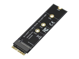 Kit De Atualização Com Ferramenta De Instalação Para Placa Adaptadora M.2 Ssd Para Pcie Nvme Para Macbook Pro/air 2013 2017 Brilvibera