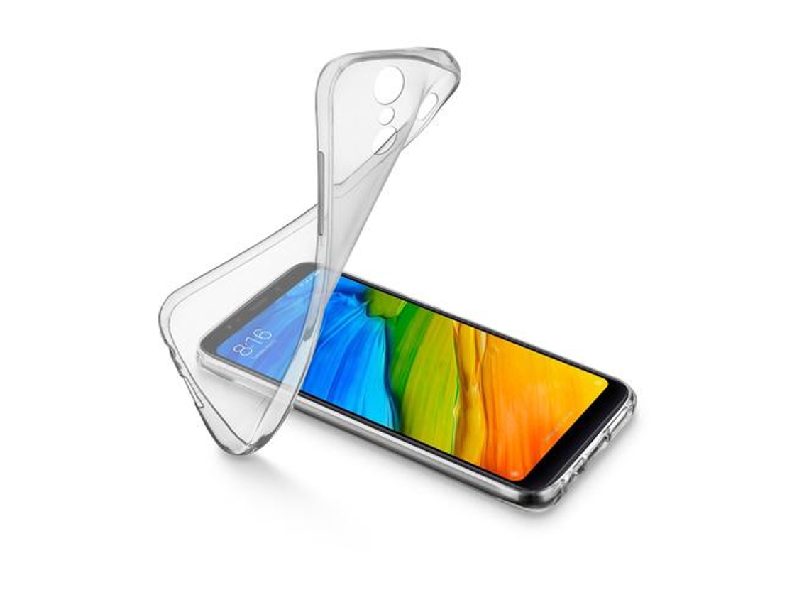 Cellularline Softxiaore5Plt Capa para Telemóvel Borda Transparente