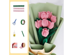 Palitos de Arame Coloridos Flexíveis para Tulipas Artesanais Diy