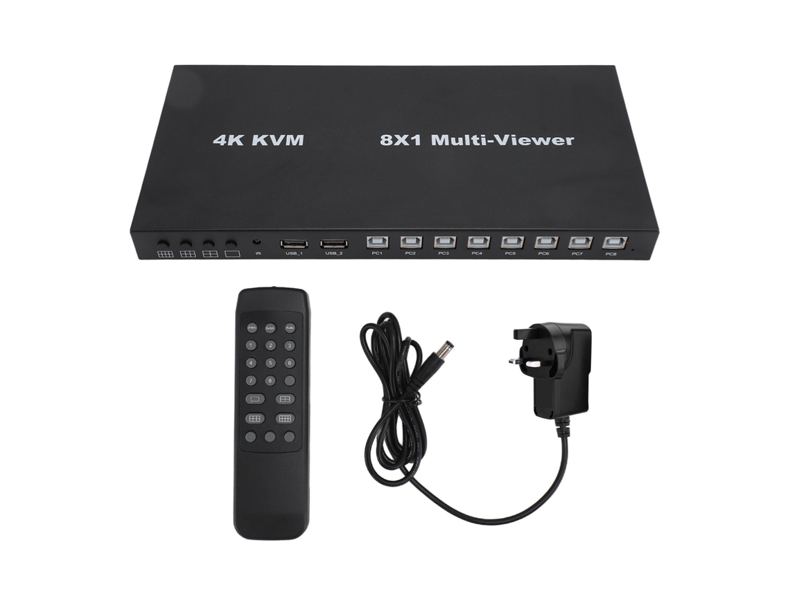 Switch Kvm LAXISCREED 8 em 1 4k Hdmi