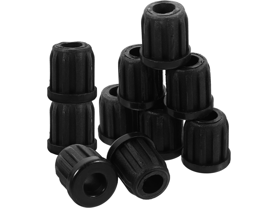 Conjunto de 20 baldes de plástico preto para Hastes Rhodes