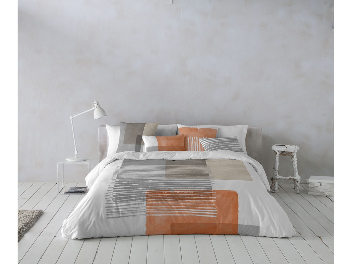 Capa de Edredão de Cama 90 Algodão Extra Macio Feito na Espanha Fibi NATURALS