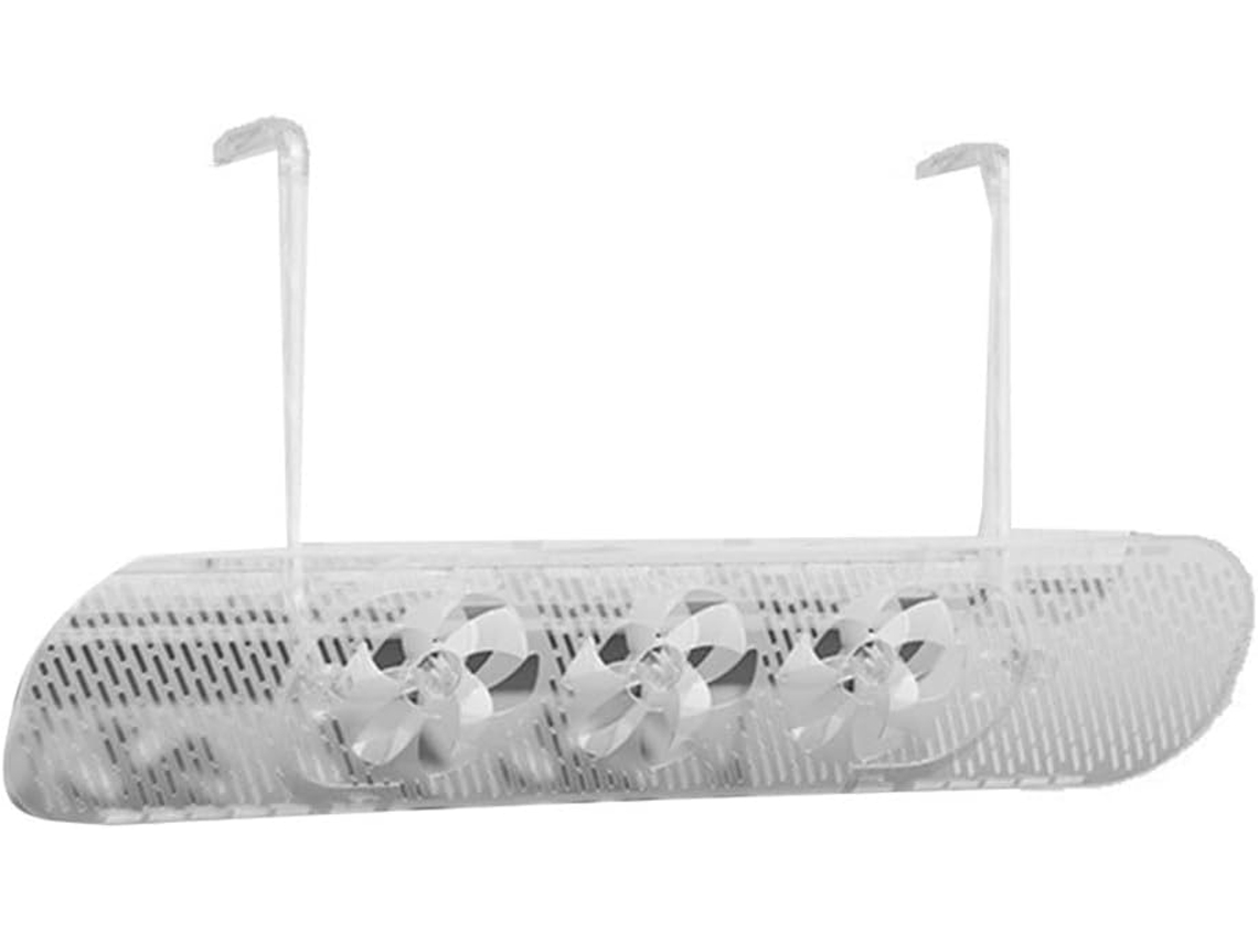 Defletor De Ar Condicionado Ajustável E Extensível Com Ventilador Integrado Para