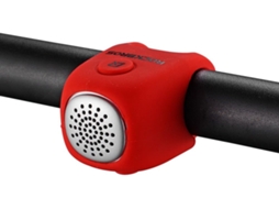 Buzina Elétrica para Bicicleta, Vermelho AQUAFORGE