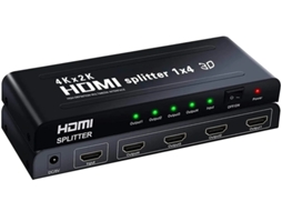 Yizhood Black HDMI Splitter 1x4