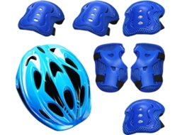 Completo De Capacete Para Patinação, Protetores De Pulso Gokoco
