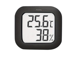 Lurelia Termómetro Higrómetro Digital Compacto, Ecrã Lcd