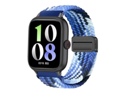 Pulseira De Relógio Trançada Em Nylon Elástico Com Fecho Magnético Para Honor Watch X5