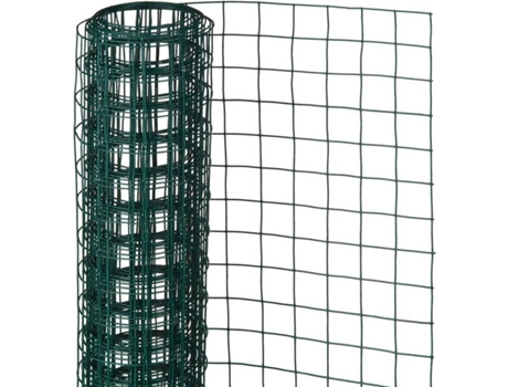 Rede de Arame NATURE Quadrada (Verde - 50x250 cm - Aço)