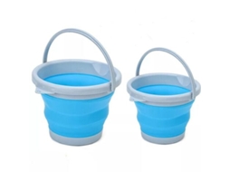Balde Dobrável Para Camping, Rv, Caminhadas, Pesca, Lavanderia, Casa, Jardinagem, Praia, Caixa De Areia Dobrável E Resistente Con Aquaforge