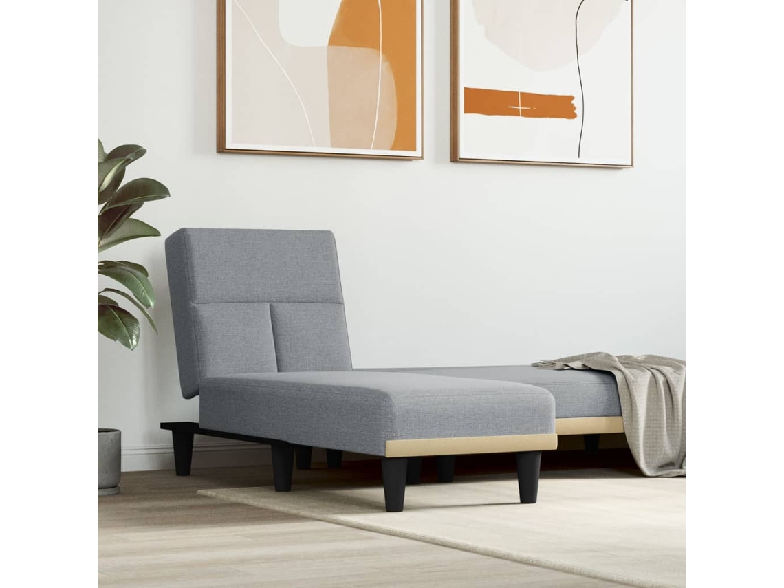 Chaise Longue, Chaise Longues Vidaxl Cinzeto Tecido