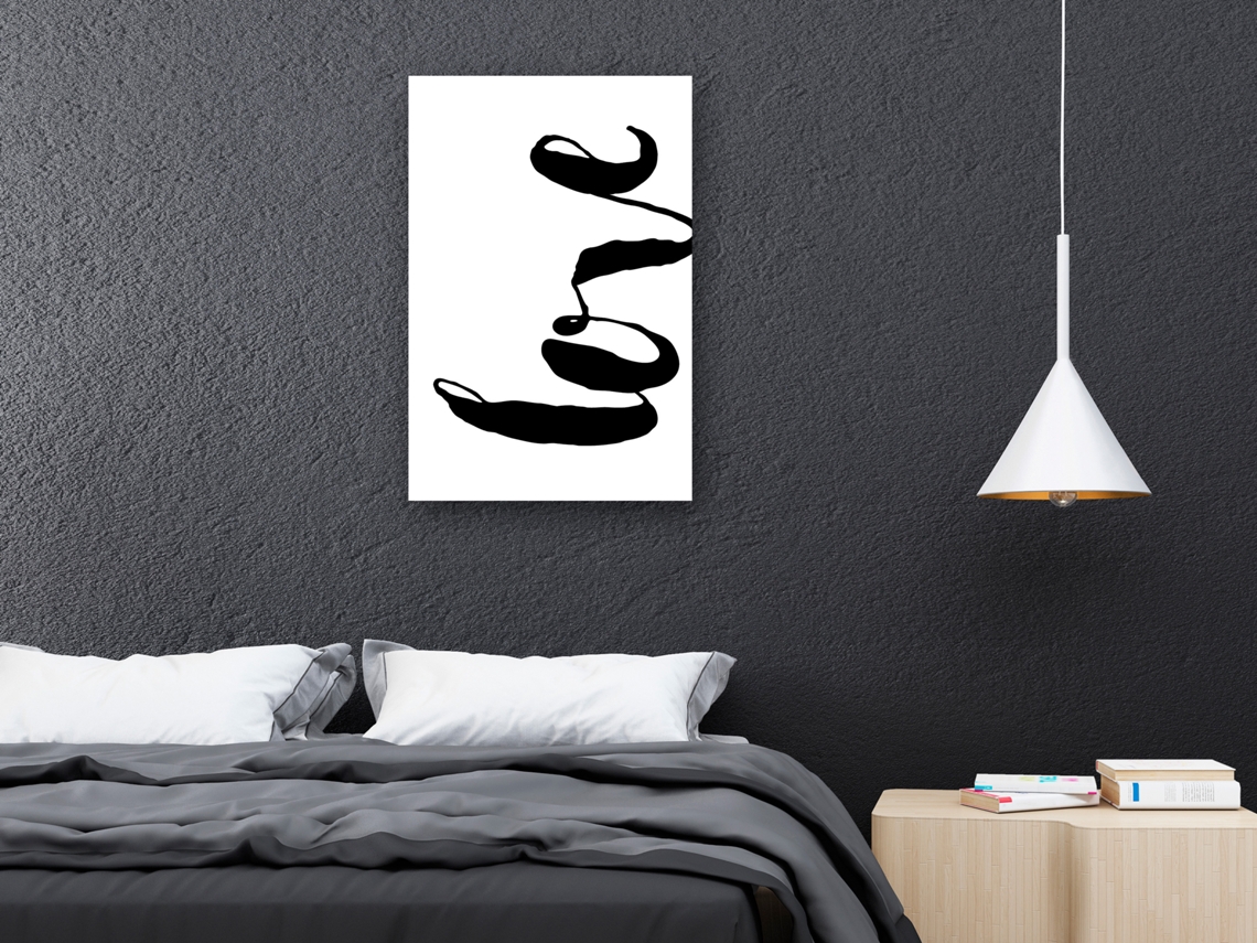 Quadro ARTGEIST Black Love (1 Part) Vertical (20x30)