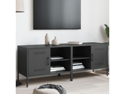 Vidaxl Móveis De Tv 2 Pcs 68x39x50,5 Cm Aço Preto