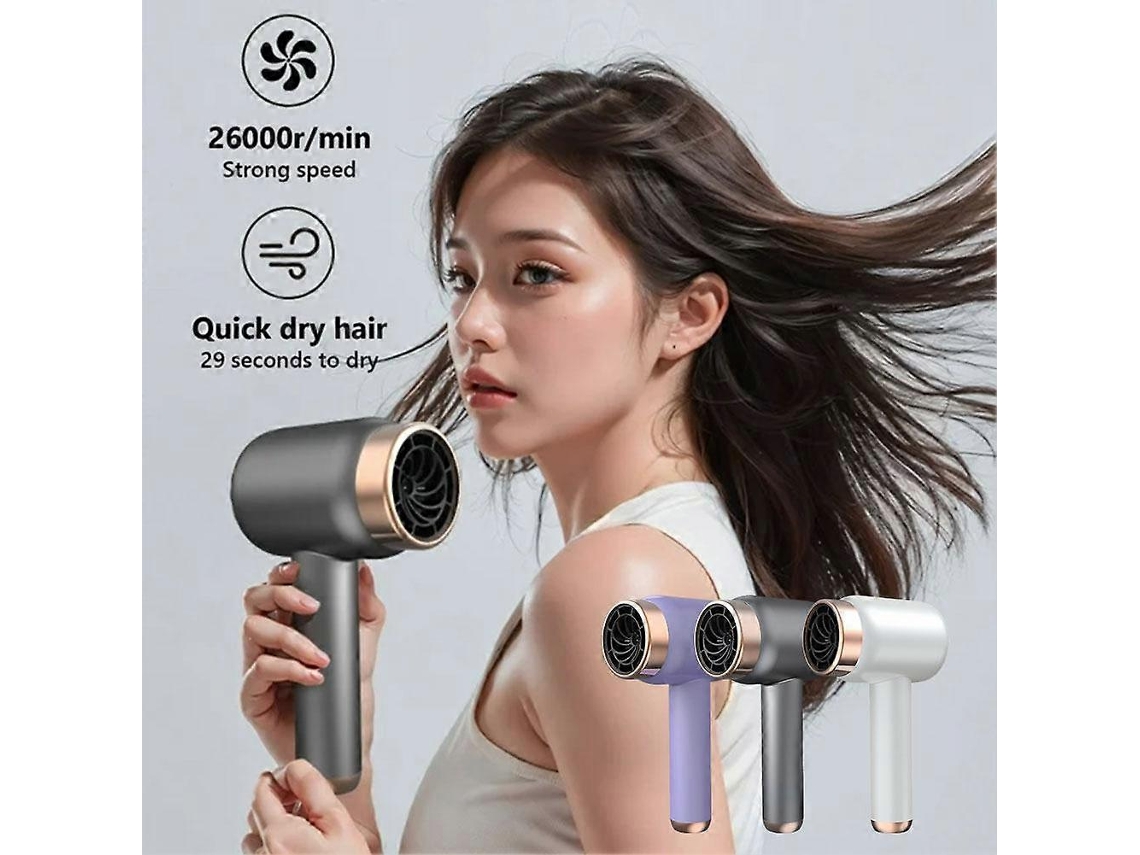 Secador De Cabelo Portátil Sem Fio Recarregável Por Usb Ly Ebike