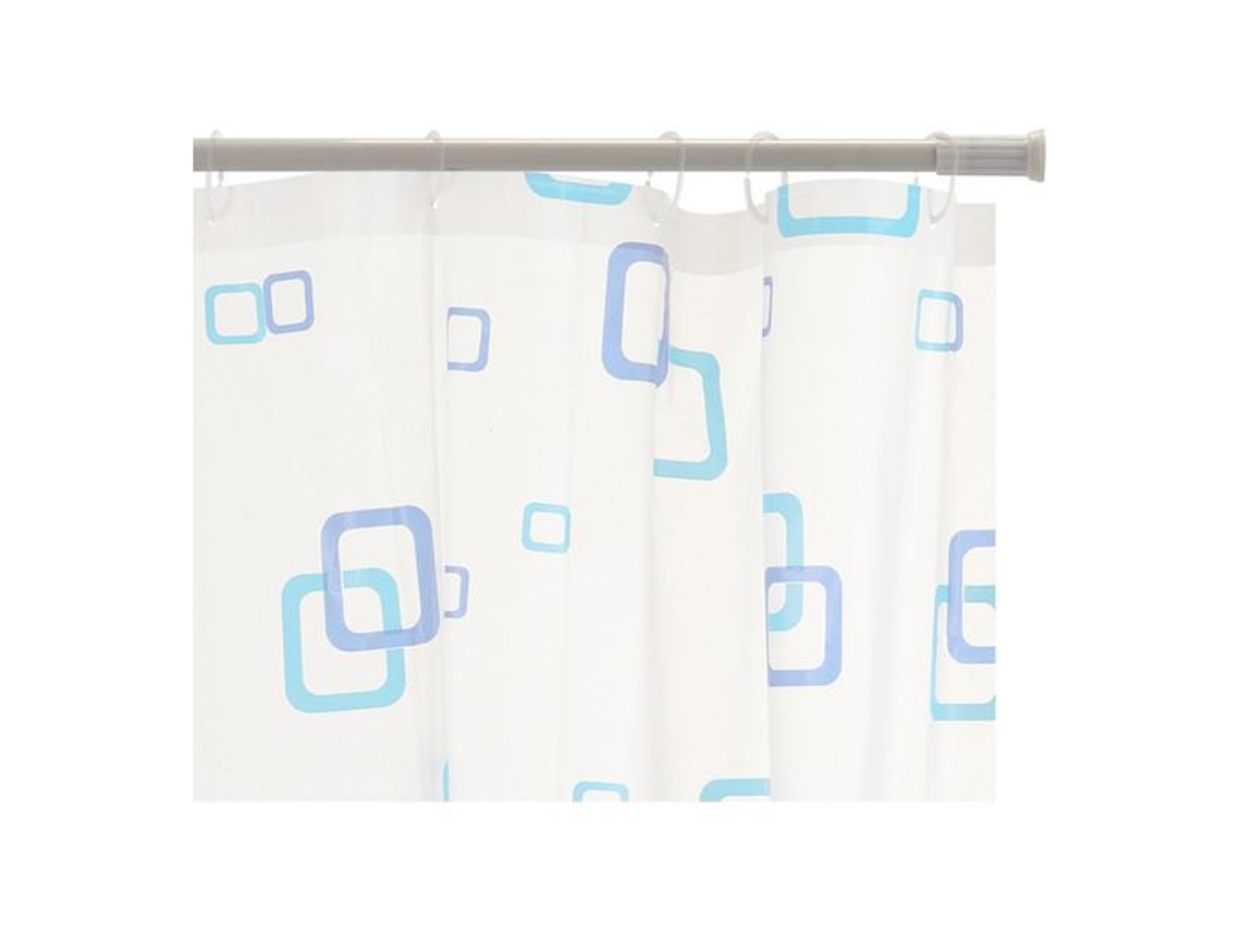 Varão para Cortinas Extensível Branco Metal Plástico 1,10-2 M