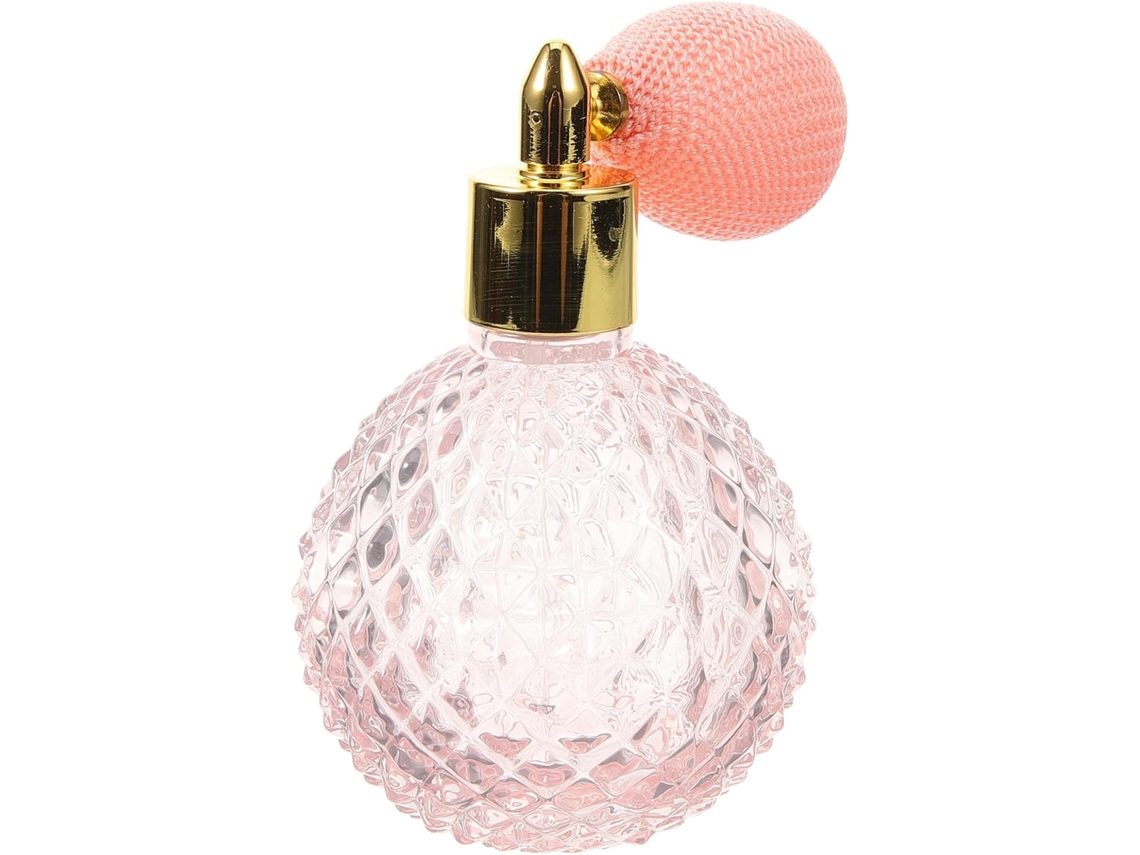Garrafa De Gás Rosa Em Recipiente De Vidro, Perfume