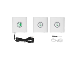 Intercomunicador Sem Fio 2 Vias 433mhz Para Segurança Residencial Com 2 Unidades Branco