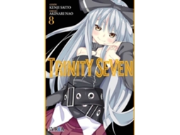 Livro Trinity Seven 8 de Kenji Saito (Espanhol)