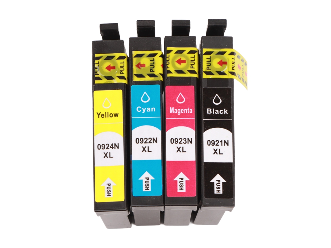 2026 4 Cartuchos de Tinta Bk C M Y Impressão Clara e Duradoura 400 Páginas para Impressoras Stylus T26 T27 Tx106