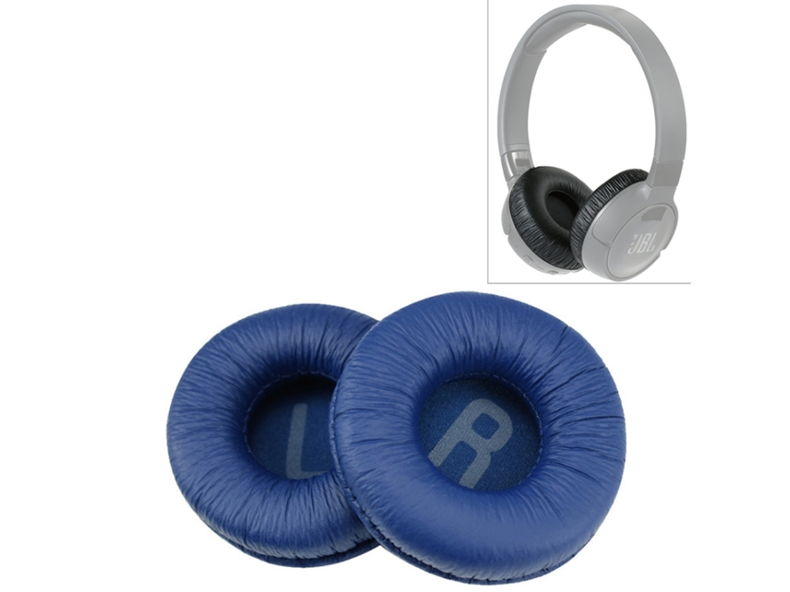 Almofada para Auscultadores JBL T670NC de Orelhas de Espuma Macia Pele Enrugada Azul Sem Compartimentos XIAOMOYU