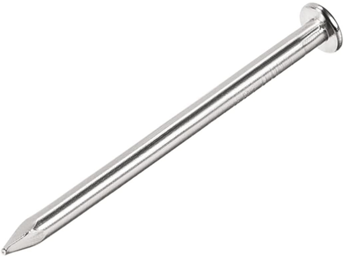 100 Unidades De Mini Pregos De Aço Com Cabeça Redonda, 1, 8x 30mm