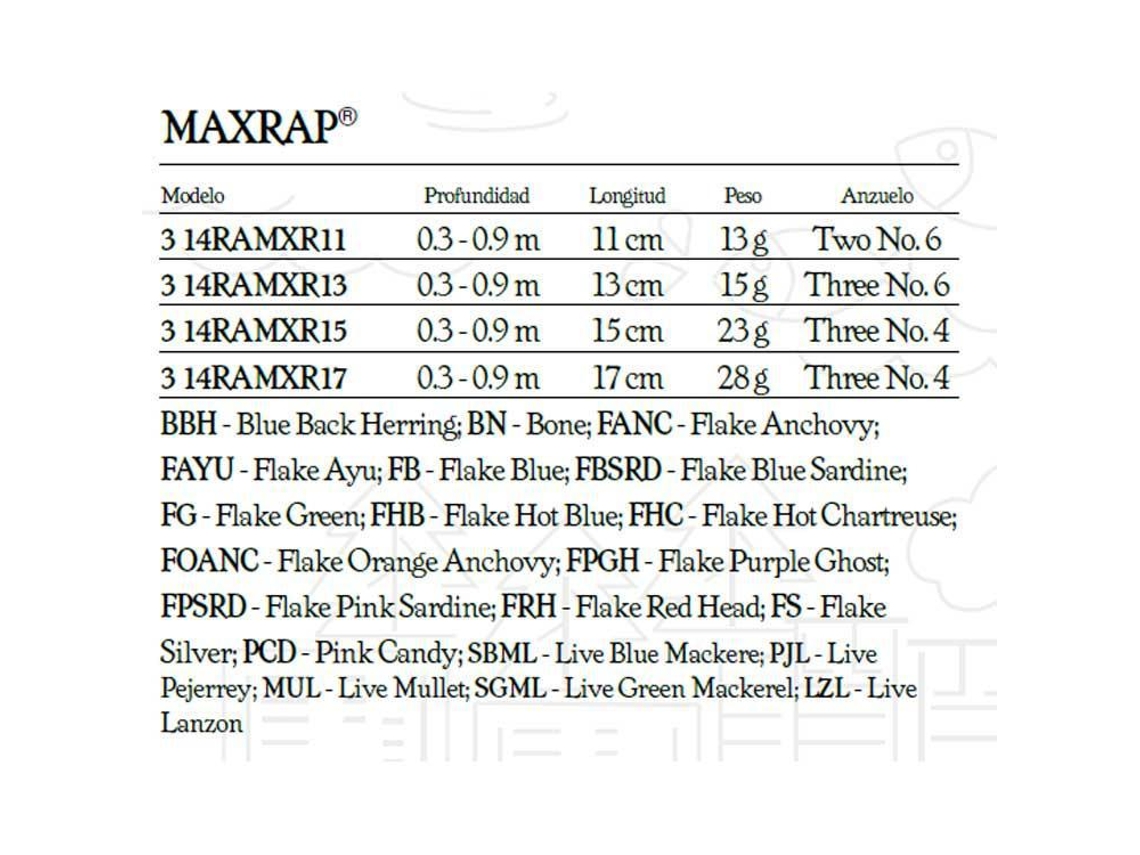 Rapala Maxrap 150 Mm 23 Gr
